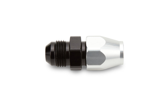 RUS639213 #6 Male 37 Deg to 3/8in Tube Black/Silver