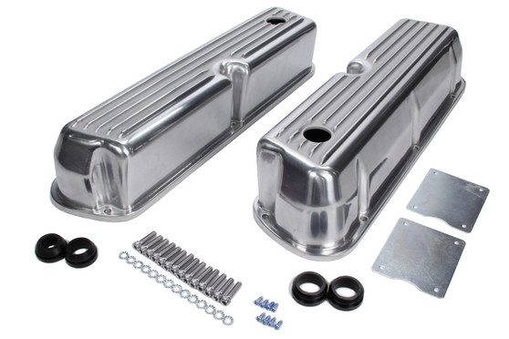 RPCR6175 SB Ford Aluminum Valve C overs - Tall Finned