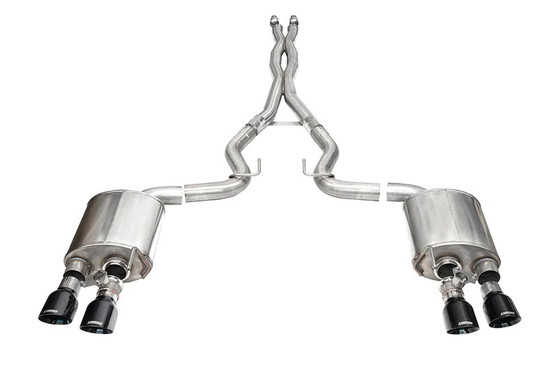 COR21265BLK 24-   Mustang Dark Horse 5.0L Cat Back Exhaust