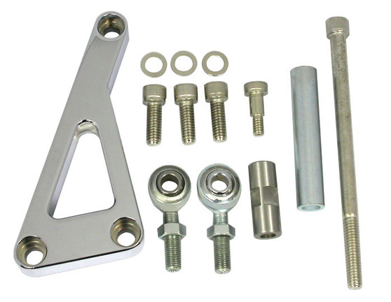 RPCR6402 Chrome Alum SB Chevy Alternator Bracket Lwp