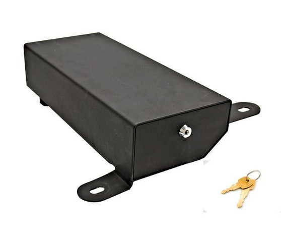 BES42642-01 Black-Underseat Lock Box Passenger side