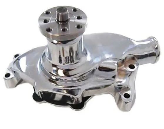 RPCR6916C Smooth SB Chevy Short Wa ter Pump Chrome