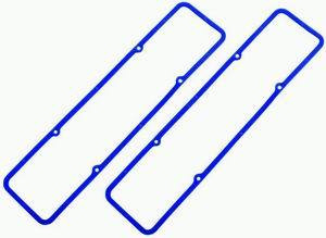 RPCR7484X Blue Rubber SB Chevy Valve Cover Gaskets Pair
