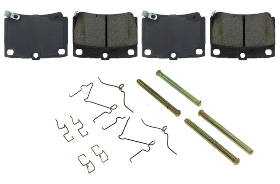 CBP105.07330 Posi-Quiet Ceramic Brake Pads with Shims and Har