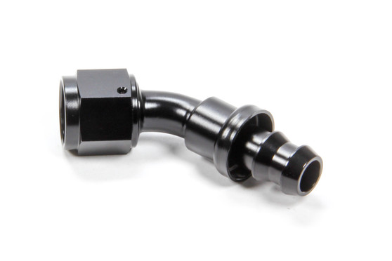 TXRHF-14508-BLK #8 45 Degree Hose End Push Lock