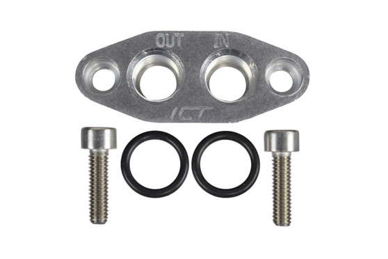 ICT551600 Oil Cooler Adapter -6AN ORB Oring In/Out