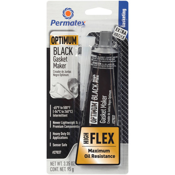 PEX27037 Optimum Black RTV 3 Oz Silicone