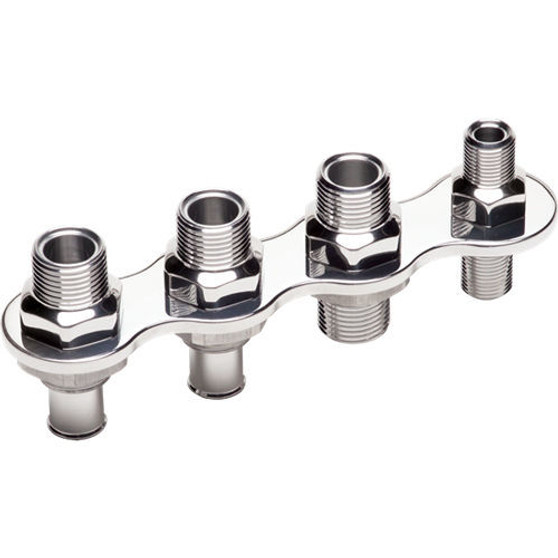 BSP66935 A/C & Heat Bulkhead Inline Push On 4 Port