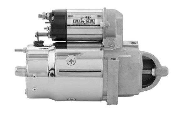 TFS3510A Chevy Starter Chrome Sta ggered Bolt Pattern