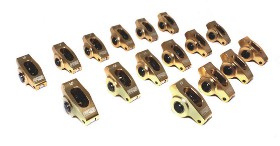 COM19004-16 SBC Ultra Gold R/A's - 1.5 Ratio 7/16 Stud