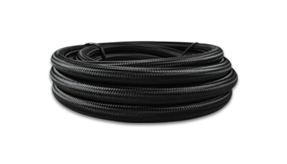 VIB18964 10ft Roll of Black Nylon Braided Hose -4AN