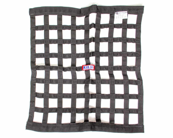 RJS10000601 Ribbon Window Net 24x24 Black SFI
