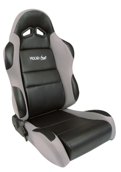 SCA80-1605-62R Sportsman Racing Seat - Right - Gray Vinyl/Vlour