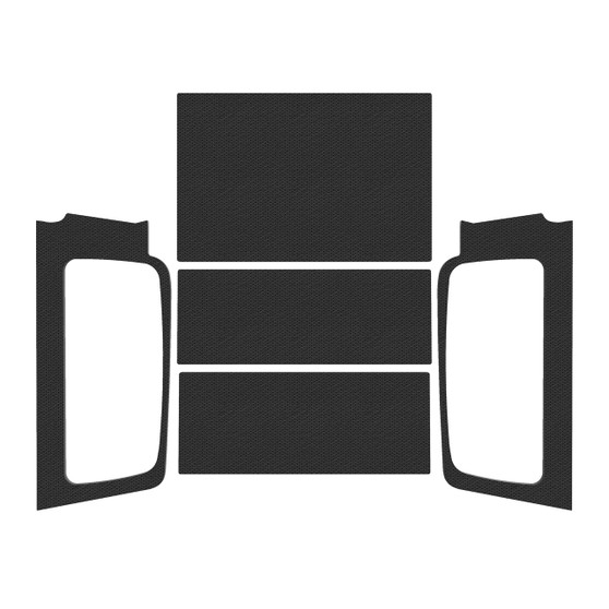 DSN50604 2004-06 Jeep Wrangler LJ Headliner Kit Black