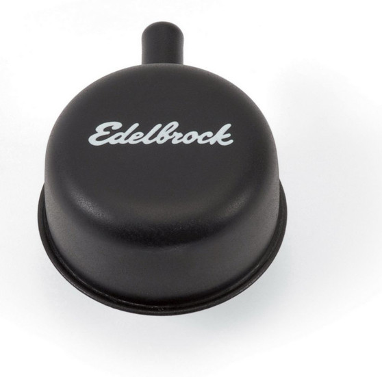 EDE4413 Round Cap w/Nipple Black 