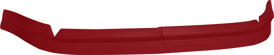 FIV006-400-R Lower Air Valance For MD3 Dirt Nose Red