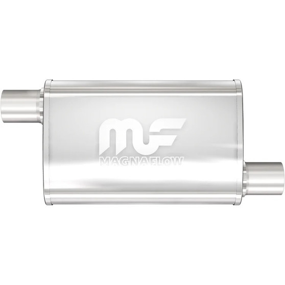 MAG11236 Stainless Muffler 2.5in Offset In/Out