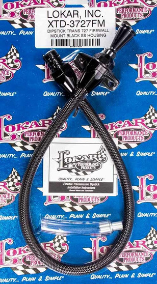 LOKXTD-3727FM Black Dipstick Mopar 727 Trans Firewall Mount