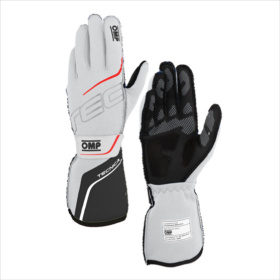 OMPIB0-0779-A01-373-XL TECNICA GLOVES FIA 8856- 2018 WHITE / ANTHRACITE