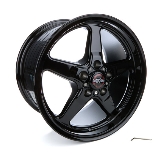 RSI92-705154B 92 Drag Star Bracket Rac er Gloss Black  17x10.5