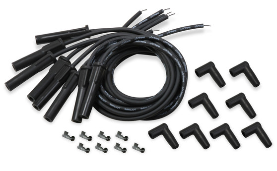 HLY561-113 Spark Plug Wire Set Univ GM LS Cut to Fit - Black