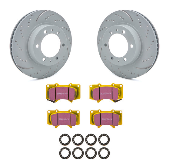 EBCS5KF1347 Brake Rotor & Pad Kit Yellowstuff Toyota