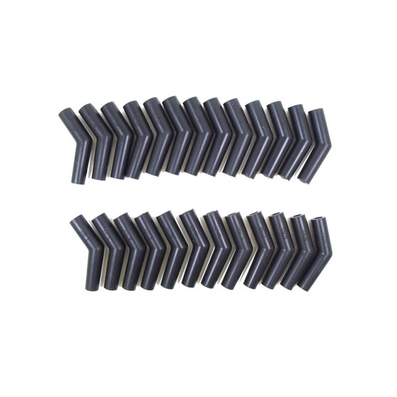TAY46205 135-Deg Spark Plug Boots 25pk Black Silicone