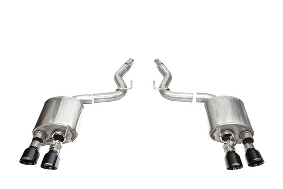 COR21267BLK 24-   Mustang Dark Horse 5.0L Axle Back Exhaust