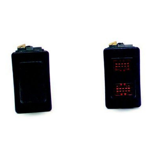 PWI80400 Black Rocker Switch w/o Lights