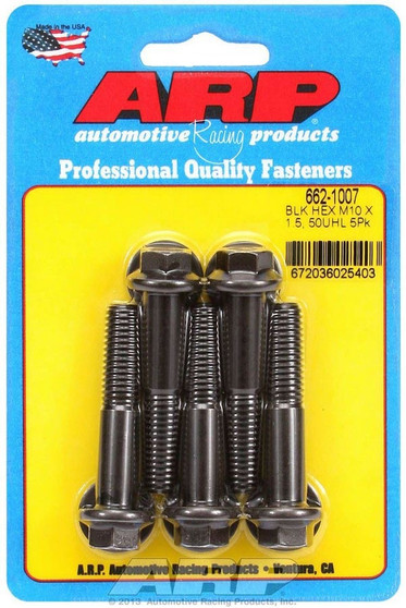 ARP662-1007 Bolt Kit - 6pt. (5pk) 10mm x 1.5 x 50mm