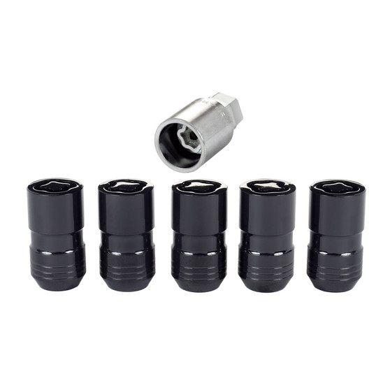 MCG24516 Wheel Locks 5Pcs. 18- Jeep JL 14mm x 1.5 Black