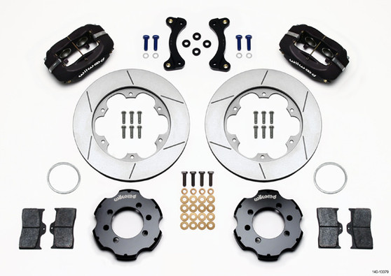 WIL140-13379 Front Disc Brake Kit Blk 90-05 Miata 11.00 GT