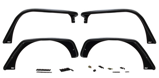 RCS10533 07-18 Jeep Wrangler JK F ront & Rear Fender Flare