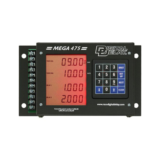 BRPDDI-1095-BR MEGA 475 Delay Box wo/ Dial Board - Black/Red