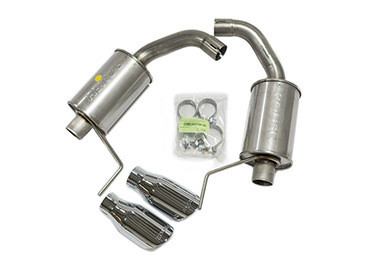 ROU421837 Axle Back Exhaust Kit 15-21 Mustang V6/I4