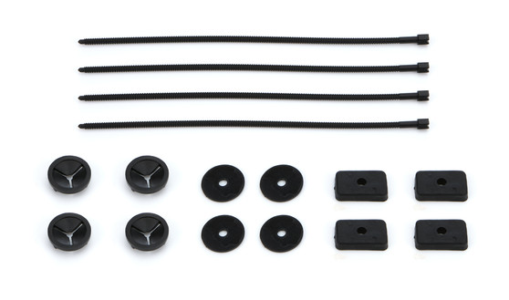 TIP5186 Radiator Screen Mounting Kit Ste of 4 Black Nylon