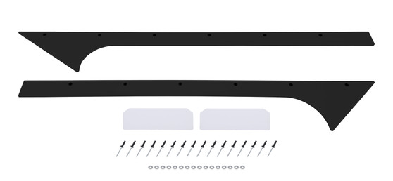 DOM835-BK Pillar A Pair Late Model Black