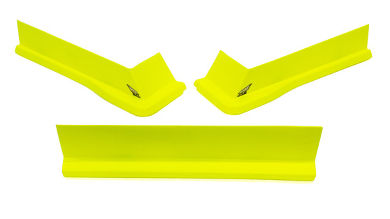 FIV3022-417-FY Modified Aero Valance 3pc. Fluorescent Yellow