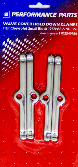 PFM141-610 Chrome V/C Hold Down Clamps