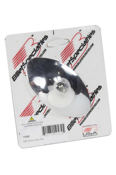 BSP73520 Mirror-Oval- Polished 2 5/16in x 4 3/16in