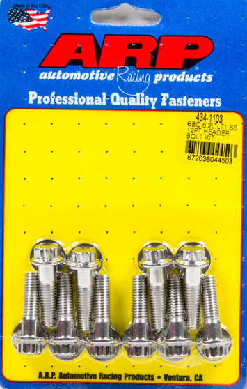 ARP434-1103 Header Bolt Kit - GM LT1 6.2L 12pt S/S