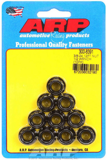 ARP300-8391 3/8-24 12pt. Nuts (10) 