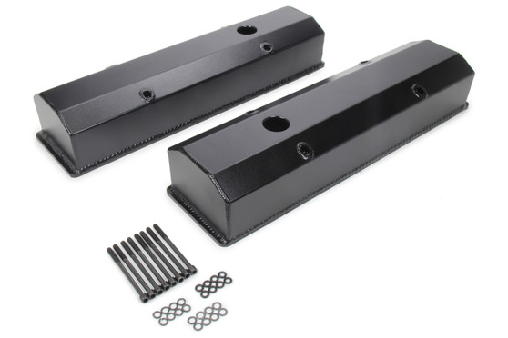 PQX4035007 Billet Rail Fab. V/C's - SBC Tall Black