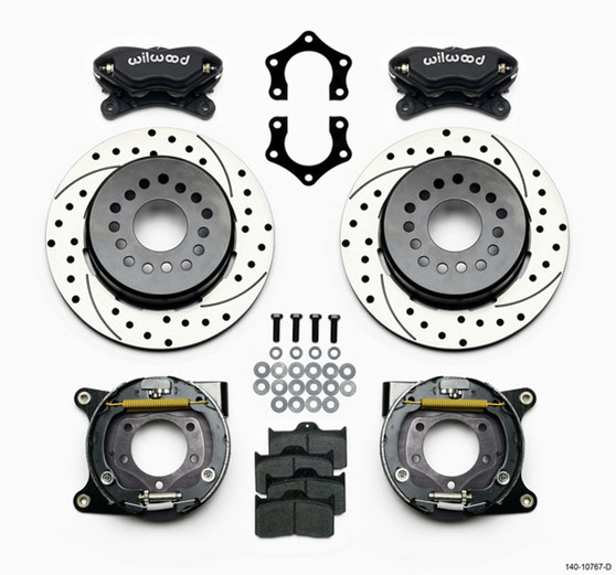 WIL140-10767-D Rear Brake Kit Dynalite Mopar/Dana w/PB