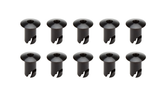 TIP8161 Allen Head Quick Turn Fastener .500 Black Alum
