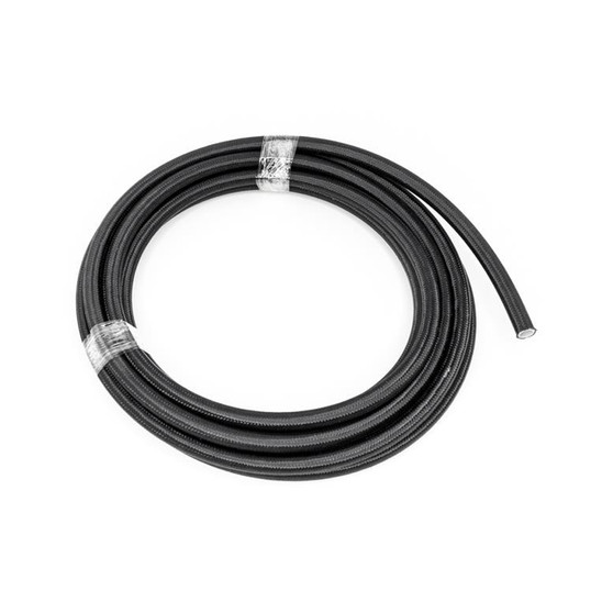 DWK6-02-0864-20 #6 Black Nylon Braided PTFE Hose  20 feet