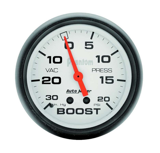ATM5801 2-5/8in Phantom Boost Gauge 20psi