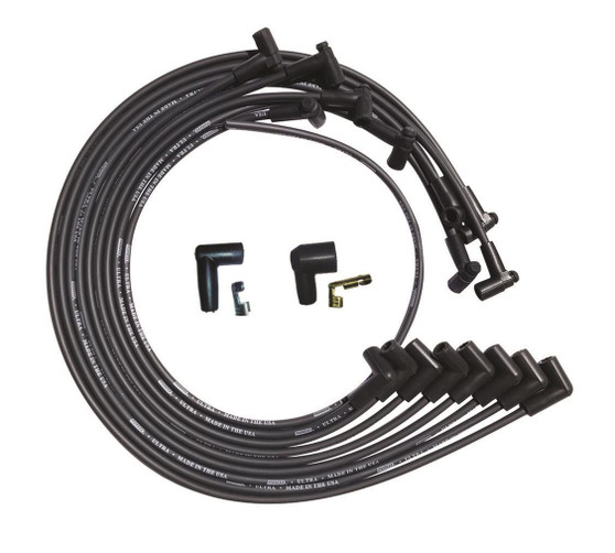 MOR51028 Ultra Plug Wire Set SBC Under V/C Black