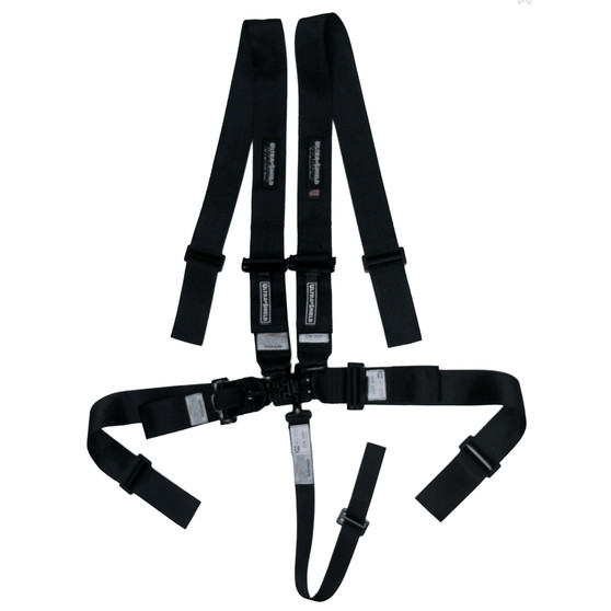ULTHB22031 Harness 5pt Black Indiv Shoulder Pull-Down