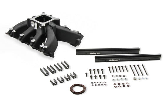 HLY300-290BK EFI Intake Manifold GM LS3 Single Plane Black